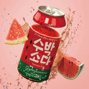 리얼 수박 소다 350ml x 24캔