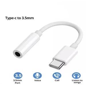 USB 유형 C ~ 3.5 잭 이어폰 어댑터 USB-C 3 5mm 오디오 케이블 변환기 IPhone 15 15 Pro MAX Samsung Galaxy Huawei Xiaomi
