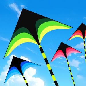 성인용 대형 델타 연, 5m 꼬리 포함, 날기 쉬운 야외 장난감, 어린이용 대형 델타 연
