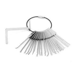 22IN1 풀 세트 만능 렌치 적합한 도구 휴대용 도구 문 열기용 열쇠가 잃어버렸을 때 문 열기용