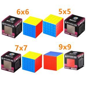 ShengShou Mosheng 7x7 9x9 마그네틱 매직 큐브 Sengso 9x9 7x7 큐브 스티커없는 전문 퍼즐 장난감 어린이 선물 Cubo Magico