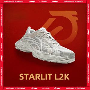 Li-Ning 남성용 STARLIT L2K 라이프스타일 신발 쿠셔닝 경량 리바운드 편안한 LiNing 트렌디 캐주얼 스니커즈 AGLW005
