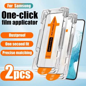 2Pcs 삼성 갤럭시 S25 S24 울트라 S23 S22 S21 플러스 A16 A36 A55 A56 A25 A15 A35 A34 A54 5G 화면 보호기 강화 유리