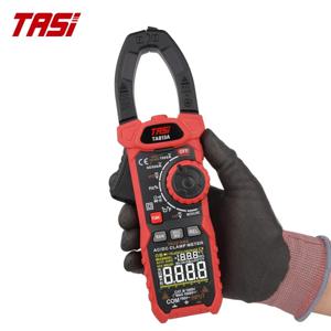 해상 운송용, 맞춤형 TASI TA813B+ 다기능 1000V 클램프 미터-DC 전류 AC/DC 전압 저항 측정 디지털 디스플레이