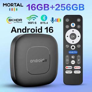 안드로이드 16 구글 어시스턴트 음성 제어 8GB 128GB 256G 4K Wi-Fi 6 블루투스 5.0 T1 RK3518 TV 박스 4K 비디오 미디어 플레이어 TV 셋톱박스