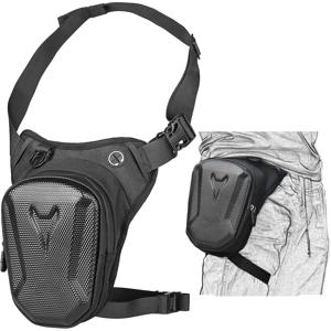 오토바이 하드 쉘 레그 백 방수 내마모성 다기능 수납 파우치 남성용 조절 가능 크로스바디 허리 백