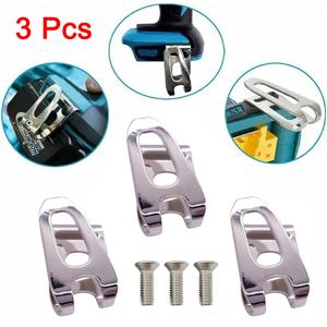 1/2/3Pcs 벨트 클립 후크 Makita 18V LXT 무선 드릴 임팩트 드라이버 전동 공구 액세서리 용 3pcs 후크 및 3pcs 나사 세트