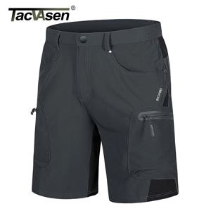 TACVASEN 남성용 경량 아웃도어 하이킹 낚시 반바지 멀티포켓 속건 여름 작업 카고