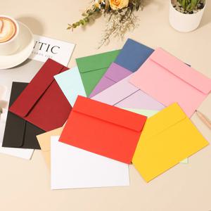 24개 A2 봉투 자체 접착식 110gsm 종이 초대장 봉투 엽서 웨딩 인사 카드 사진 발표용 우편물