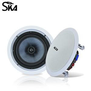 8인치 50W 홈 오디오 시스템 패시브 천장 스피커 플러시 마운트 뮤직 라우드스피커 극장 영화관 아파트 거실용