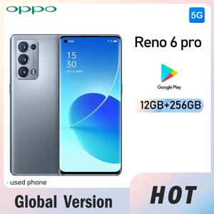 OPPO Reno6 Pro 5G (CPH2247) 스마트폰 글로벌 버전 후면 카메라 50MP RAM 12GB ROM 256GB 4500mAh 배터리 중고폰