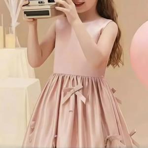 여아 정장 드레스 여아 파티 드레스 핑크 여아 정장 드레스 고품질 화동 드레스