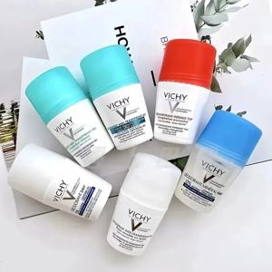 비쉬 50ml 언더암 롤온 볼 편안한 땀 방지 데오도란트 오래 지속되는 신선한 향 무향 건조하고 편안한 선물