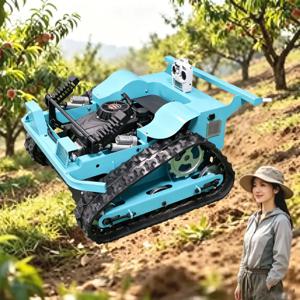 맞춤형 원격 제어 다기능 트랙형 지능형 고속 예초기, 무선 잔디깎이