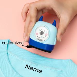 개인 맞춤 이름 스탬프 귀여운 서명 스탬프 유치원 의류 라벨 속건성 잉크 재미있는 맞춤형 어린이 이름 도장