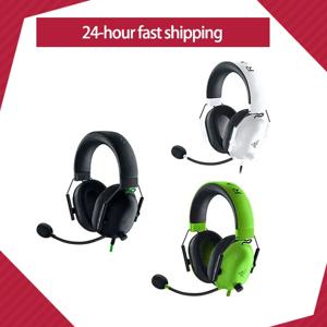 새로운 Razer BlackShark V2 X 유선 Esports 헤드셋 고급 패시브 소음 제거, 7.1 서라운드 사운드, Hyperclear 카디오이드 마이크