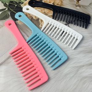 미용 빗 내열성 여성 젖은 후크 곱슬 머리 브러시 전문 살롱 스타일링 빗 도구, 실제 머리 가발 전용