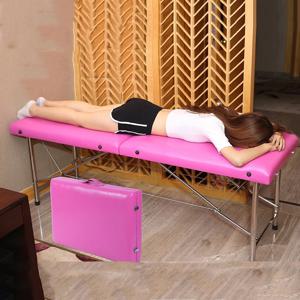 전문 휴대용 마사지 미용 침대, 접이식 마사지 문신 SPA 침대, 맞춤형 미용실, 두꺼운 치료 테이블