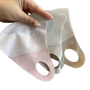 새로운 통기성 얼음 실크 마스크 Traceless Anti Pollen Sunshade Mask Anti-UV 초박형 페이스 베일 나들이