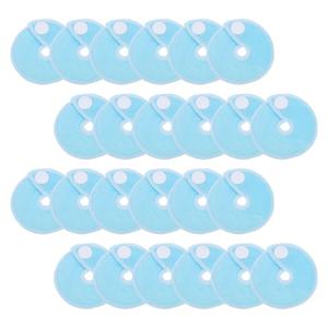 24Pcs 재사용 가능한 수유 지원 코튼 패드 G 튜브 액세서리 부드러운 모유 수유 패드 아기 배꼽 쿠션 빨 수있는 간호