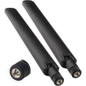 2개 12dBi 600-6000MHz 4G 5G 전방향 안테나 SMA 남성/RP SMA 남성 무선 네트워크 카드 와이파이 라우터 신호 증폭기용