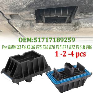 1/2/4개 신형 자동차 언더잭 서포트 패드 51717189259 BMW X3 X4 X5 X6 F25 F26 E70 E71 E72 F16 M F86용