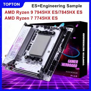 AMD 게이밍 NAS 메인보드 Ryzen 9 9955HX ES 7845HX ES R7 7745HX ES 2*M.2 NVMe 4*SATA PCIe4.0X16 2.5G LAN ITX 메인보드 WiFi6E
