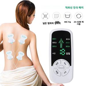 6가지 모드 텐스 전기 마사지기 근육 이완 장치 전신 자극기 등 허리 무릎 건강 관리 패치 디지털 마사지 도구
