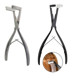 1 PC 7 인치 실버 스테인레스 스틸 펜치 테이프 헤어 익스텐션 테이프 씰링 펜치 케라틴 헤어 익스텐션 도구