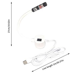 뜨거워요! USB 레드 레이저 포지셔닝 라이트 적외선 작업 램프 자석 베이스 DC5V 라인/크로스 재봉틀 액세서리