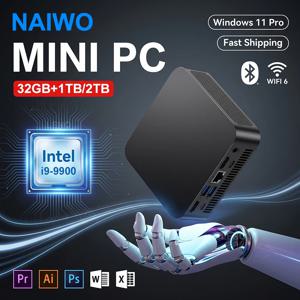 휴대용 미니 PC 게이머 컴퓨터 인텔 코어 i9-10980HK 32GB RAM 1/2TB SSD FHD 블루투스 WiFi6 윈도우 11 게이밍 오피스 4K HDMI