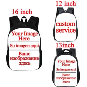 로고/이미지/이름 배낭 어린이 학교 가방 소년 소녀 블랙 유치원 가방 어린이 Bookbag 선물을 사용자 정의