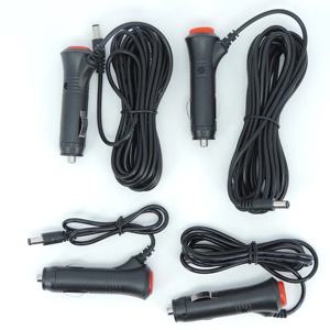 DC 12V 24V 자동차 어댑터 충전기 라이터 전원 공급 장치 연장 케이블 자동차 모니터 카메라에 대 한 플러그 코드 스위치 2.1x5.5mm 0.5m-5m