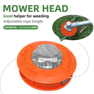 CMCP M10 알루미늄 나일론 브러시 예초기 범프 스풀 잔디 트리머 2줄 커터 헤드 실 라인 스트링 톱 가솔린 예초기