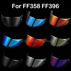 Ff358 풀 페이스 오토바이 헬멧 바이저 LS2 FF396 FF392 FF358에 적합한 멀티 컬러 옵션 렌즈