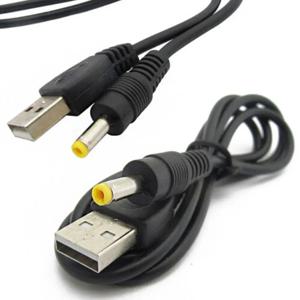 1pcs 80cm 5V USB DC 전원 충전 케이블 충전 코드 4.0x1.7mm 플러그 PSP 1000/2000/3000 용 5V 1A 전원 충전 케이블