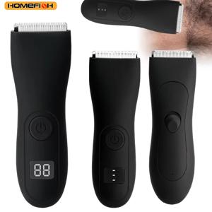 홈피쉬 남성용 바디 헤어 트리머, 남성 여성용 헤어 제모기, 사타구니 및 바디 쉐이버, 그루머, 팔/수염 면도기