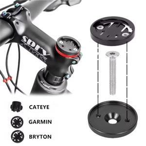 BKPTX 탑 캡 컴퓨터 홀더 Garmin/Bryton/Cateye 용 MTB 도로 자전거 줄기 28.6mm 자전거 스톱워치 GPS 속도계 마운트 브래킷