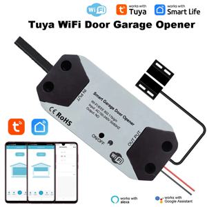 Tuya WiFi 스위치 차고 문 컨트롤러 스마트 도어 오프너 Alexa Google 홈 스마트 라이프와 함께 작동 Tuya APP 제어 허브 필요 없음
