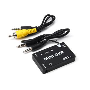 FPV 녹음기 미니 FPV DVR 모듈, NTSC PAL 전환 가능 내장 배터리, 비디오 오디오 FPV 녹음기, RC 모델 레이싱 FPV 드론용