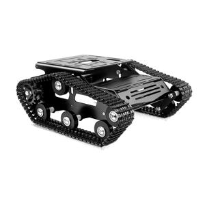 5-10KG 적재량 금속 탱크 섀시 트랙, 듀얼 12V DC 모터 로봇 자동차 (아두이노 라즈베리 파이 로봇 DIY 키트 RC 탱크 프로젝트용)