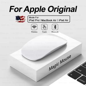 Macbook Pro Air 미니 노트북 태블릿 PC iPad Bluetooth 5.0 무선 마우스 용 APPLE 오리지널 멀티 터치 표면 매직 마우스