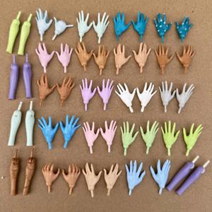 1/6 오리지널 몬스터 인형 교체 손과 팔 화이트 브라운 베이지 그린 블루 스킨 톤 완구 DIY 액세서리