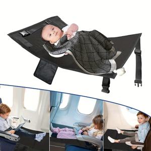 1pcs 휴대용 어린이 비행기 여행 좌석 확장 패드 옥스포드 패브릭 좌석 확장 패드와 조정 가능한 비행 침대