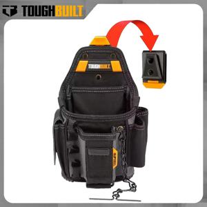 TOUGHBUILT TB-CT-34 소형 전기 기사 파우치 조절 가능 13 포켓 견고한 6 레이어 구조 다기능 보관 도구 가방
