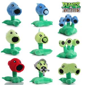 20cm 만화 애니메이션 게임 식물 VS 좀비 인형 장난감 펜던트 Peashooter Snow Pea Repeater Threepeater Gatling Pea Kids Gift