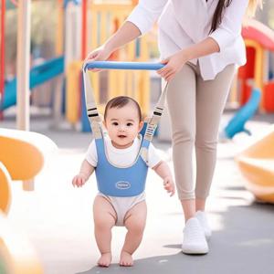 아기 산책 하네스 휴대용 워커 보조 벨트 조정 가능한 유아 유아 워커 안전 하네스 서 걷기 배우기