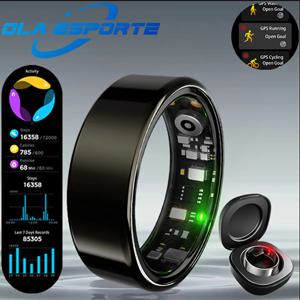 스마트 링 남성 여성 블루투스 모니터 혈액 심박수 혈액 산소 모니터 Smartring MultiSport 5ATM 방수 2025