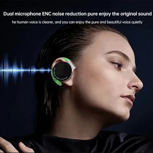 우수한 TWS 오버이어 무선 이어폰 긴 배터리 수명 Bluetooth 5.2 오픈 이어 후크 무선 스테레오 절대 떨어지지 않음 Hifi Easy