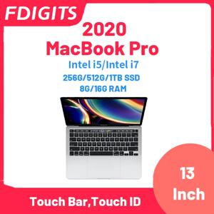 2020 MacBook Pro Intel i5 i7 13인치 터치 바, 터치 ID 256G/512G/1TB 8G/16G 노트북 노트북.